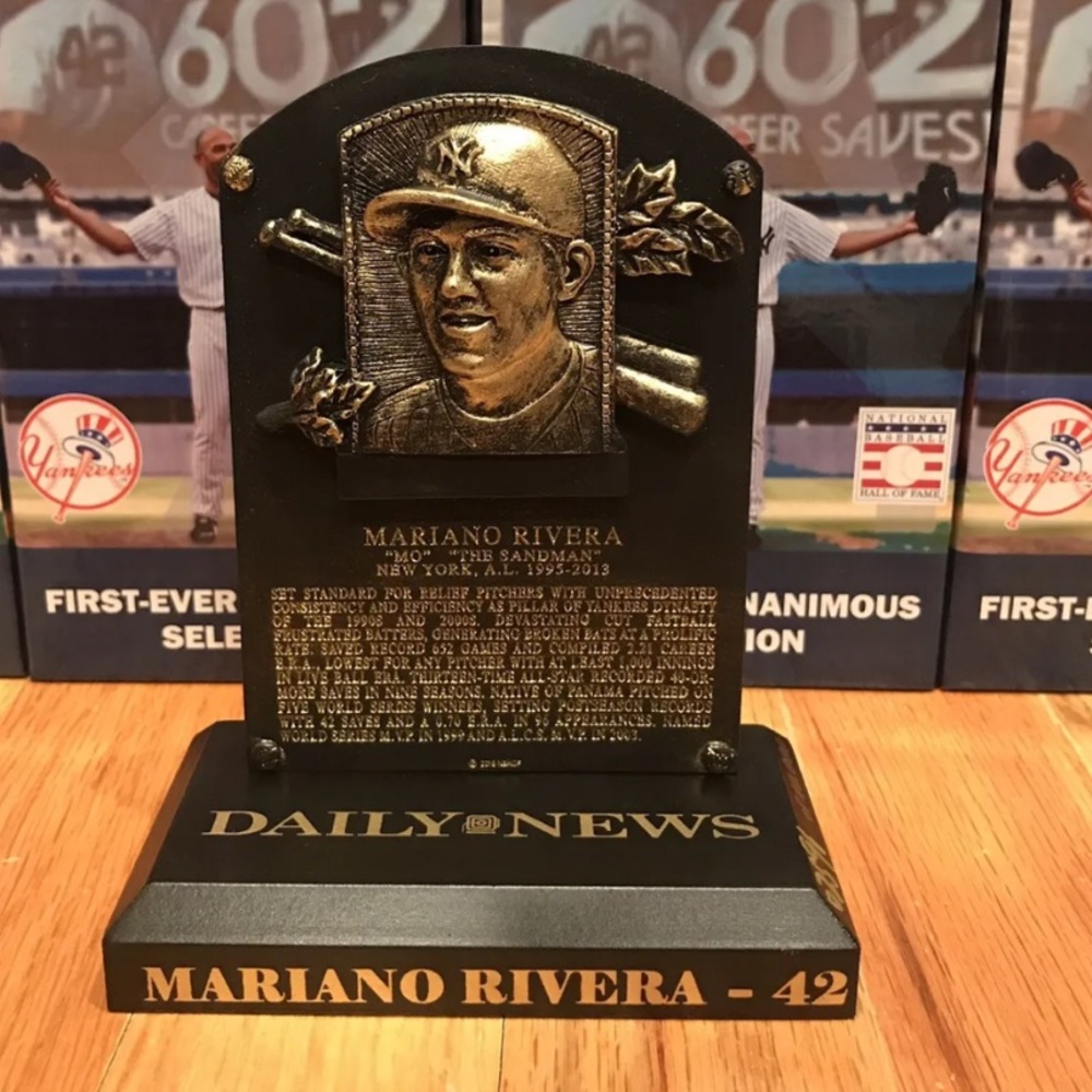 Mariano Rivera MLB Plaques
